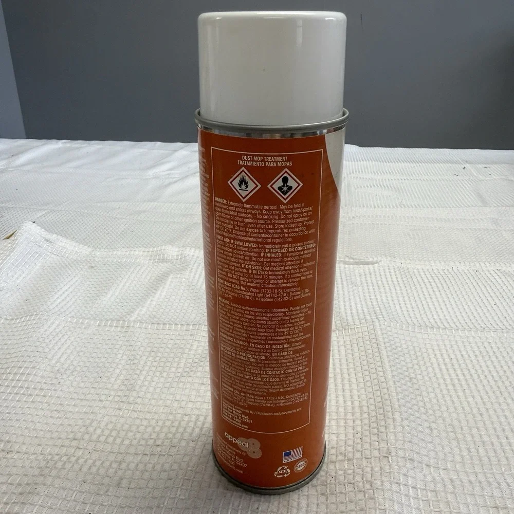 Appeal Commercial Professional Janitorial Dust Mop Spray Can Discontinued New
